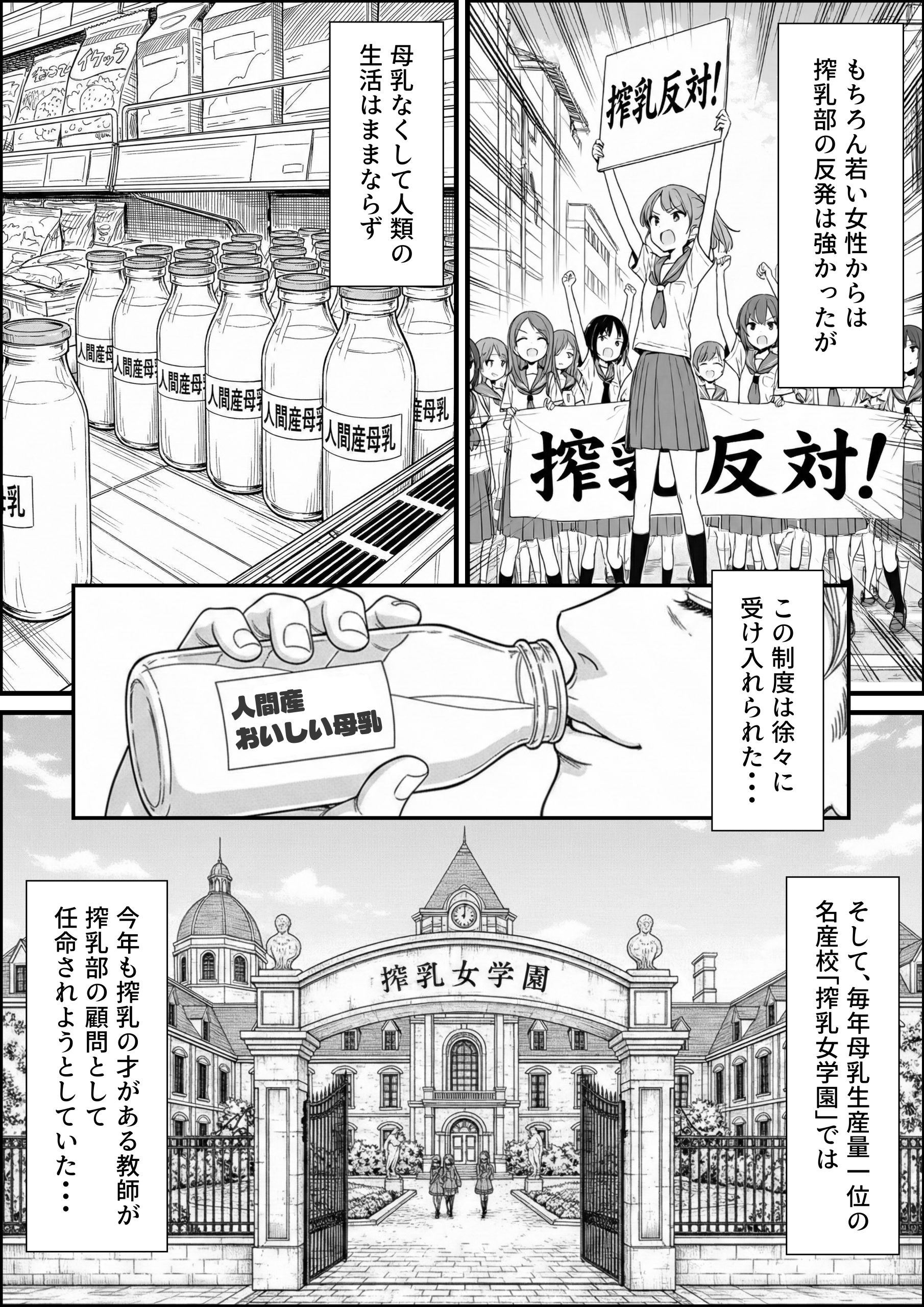 搾乳部の顧問に任命されたので。〜嫌がる生徒から母乳出させて俺専用家畜オナホにすることにしました〜-サンプル画像2